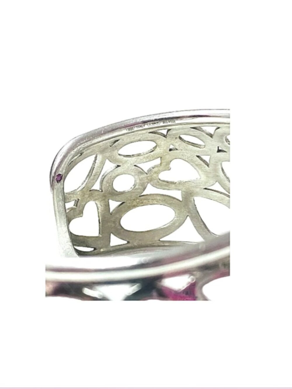 #RobertoCoin #RobertoCoinJewelry #SterlingSilverCuff #DesignerResale #Luxury - Picture 4 of 7